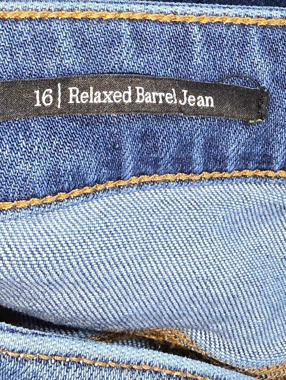 Talbots Relaxed Barrel Jeans Size 16 - Picture 4 of 5